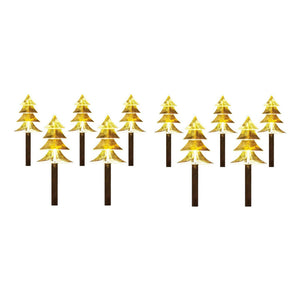 X10 Luces Navideñas Luces Navideñas Solares Arboles Navidad Amarillo
