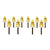 X10 Luces Navideñas Luces Navideñas Solares Arboles Navidad Amarillo