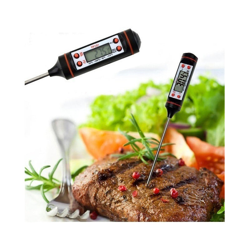 Termometro De Cocina Termómetro Horno Termometro Cocina  Gris Con Negro 014