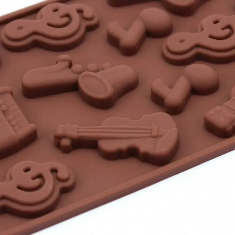 Moldes De Chocolate Moldes Silicona Chocolate Instrumentos Bordó
