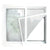 Cortina Mosquitera Ventana Malla Antimosquitos 130x150cm