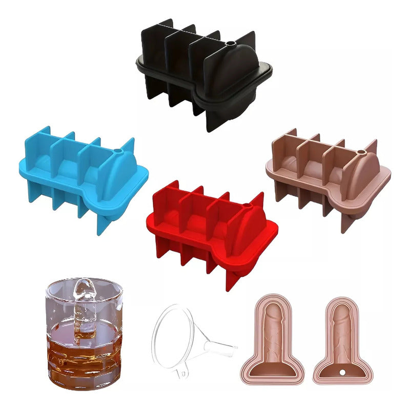 4 Cubetas Silicona Moldes Hielo Cubetera Adultos Hielo Pene Cubetera Cubetas De Hielo Molde Para Hacer Hielos Cubos Moldes Hielo Cubetera Cubetas Silicona Pasteleriacl