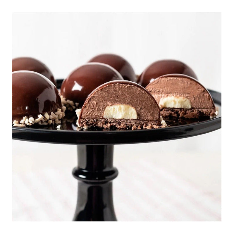 Pack X2 Moldes Chocolate Moldes De Chocolate 15circulo Gris