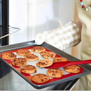 Pack X4 Tapete De Silicona Lamina De Silicona Horno 60x40cm Beige