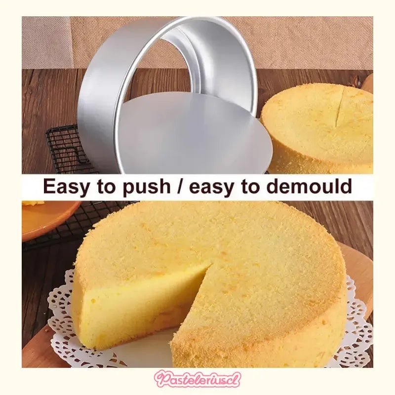 Moldes De Aluminio Para Tortas Molde Desmontable Molde 28cm Molde Queque Molde Bizcocho Moldes Para Queques Moldes Para Horno Molde Brownie Molde Metálico Desmontable Moldes Torta Grande Pasteleriuscl