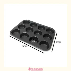 Pack De 2 Moldes 12 Cupcakes Molde Cupcake Molde Para Tortas Reposteria Molde Cupcakes Molde Para Cupcakes Molde De... Gris
