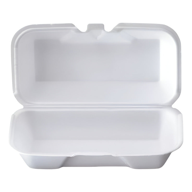 Envases De Plumavit Para Comida Porta Completo Pack 50und