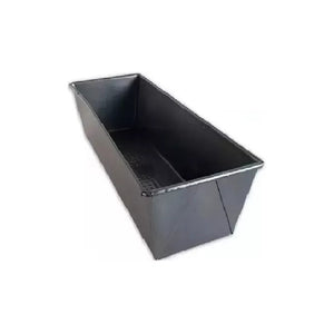 Molde Para Pan De 35 Cm Rectangular Color Negro Acero