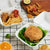 Set X50 Envases De Plumavit Para Comida Envase Hamburguesas