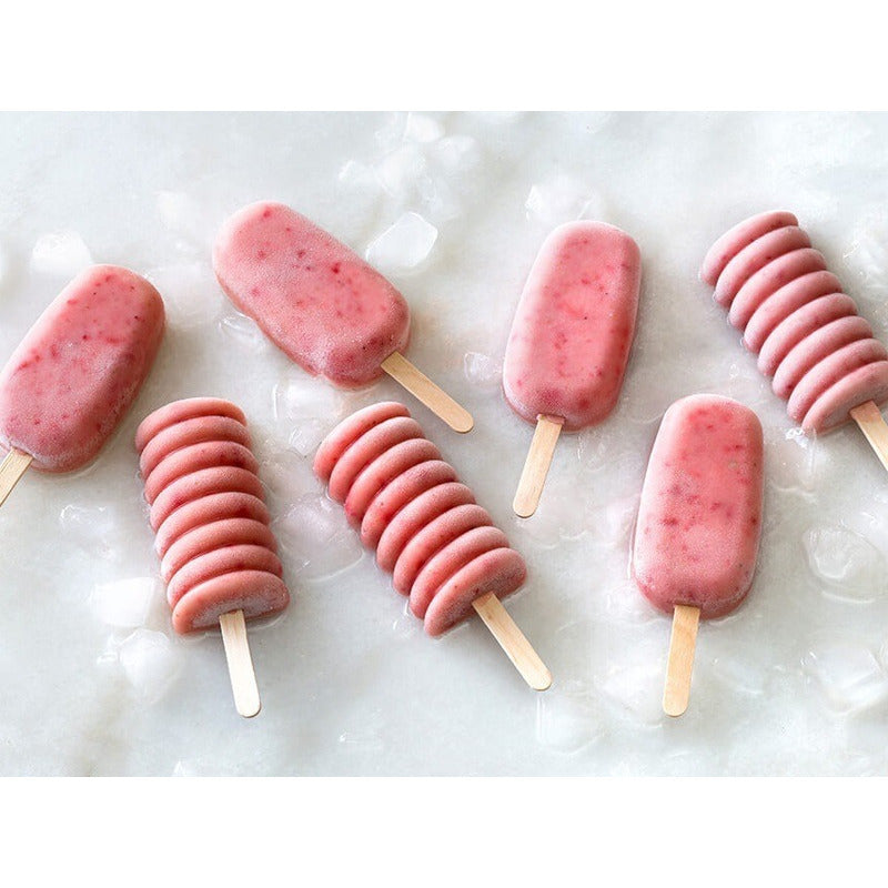 Moldes De Silicona Para Helados Molde Paletas Helado Mini050 - Blanco 050