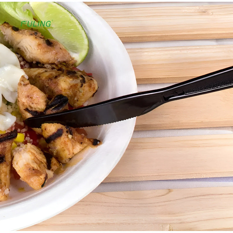 12 Cuchillos Plastico Cuchillo Desechable Servicio Cubiertos