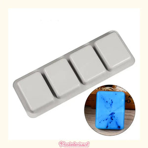 Moldes Silicona Molde De Silicona De Jabon Molde Jabon 4cavi Moldes De Silicona Loción De Bombas De Baño Para Hacer Jabón Moldes De Silicona Jabon Silicona Molde De Jabon Cuadrado Pasteleriuscl Gris