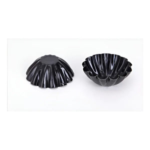Pack X48 Molde Mini Tartaleta Tarta Moldes Reposteria 4,5cm Molde Tarta Individual Pequeña Molde Tarta Repostería Molde... Gris Oscuro