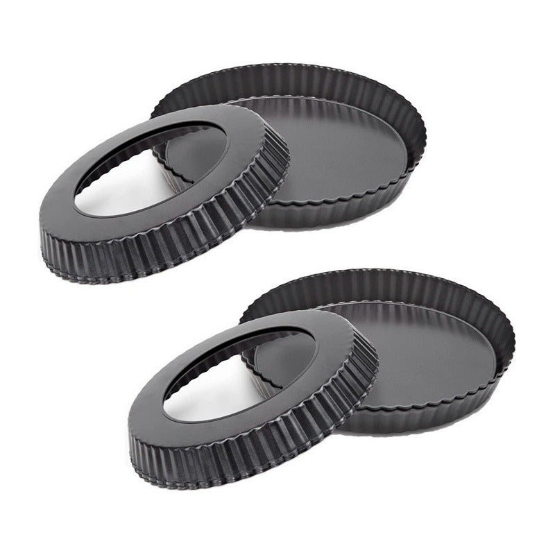 Pack X2 Molde Desmontable Moldes Desmontables Moldes 28cm - Gris