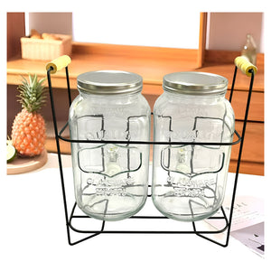 Jarras Dispensador Jugos Con Atril Dispensadores Dobles 3.8l