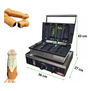 Maquina Para Waffles Wafleras Con Formas Waffle Pene 1600w Gris / Wafflera Pene