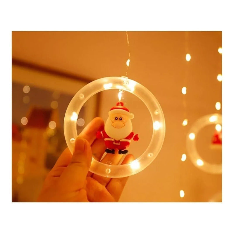 Cascada Guirnaldas Navidad Luces Guirnalda Navideñas 3012 Cálida