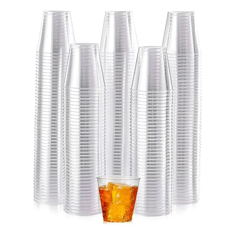 Set X25 Vasos Shot Pocillos Para Postres Vaso Plastico 30ml Vasos Pocillos De Postre Tazas De Plástico Desechables Vasos Pequeños Reutilizables Cuencos Transparentes Para Servir Dulces Pasteleriuscl