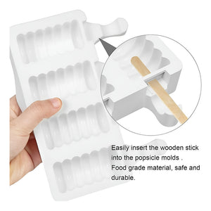 Moldes De Silicona Para Helados Molde Paletas Helado Mini395