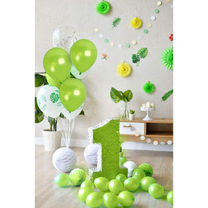 Pack X25 Set De Cumpleaños Globos Cumpleaños Globos Verde