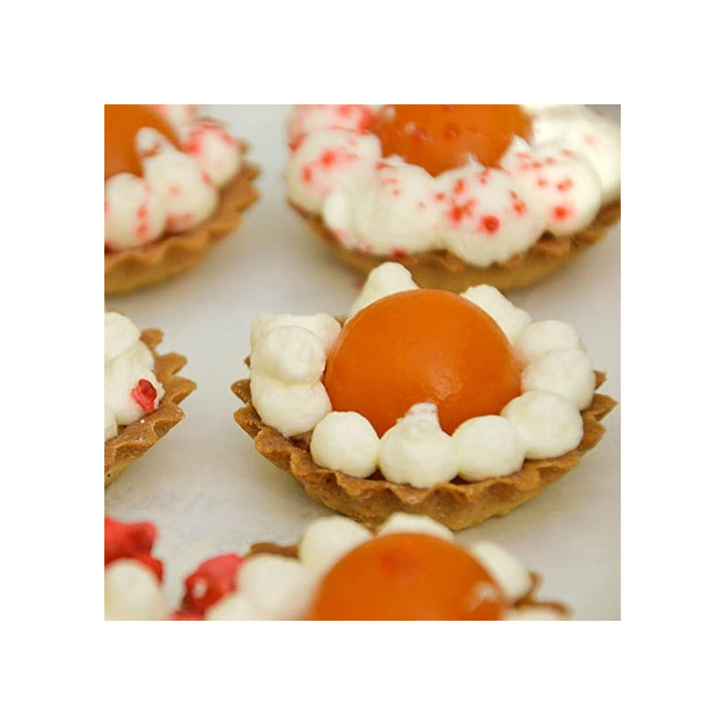 Pack 24 Molde Mini Tartaleta Moldes Tarta De Coctel Flor 5.5 Gris