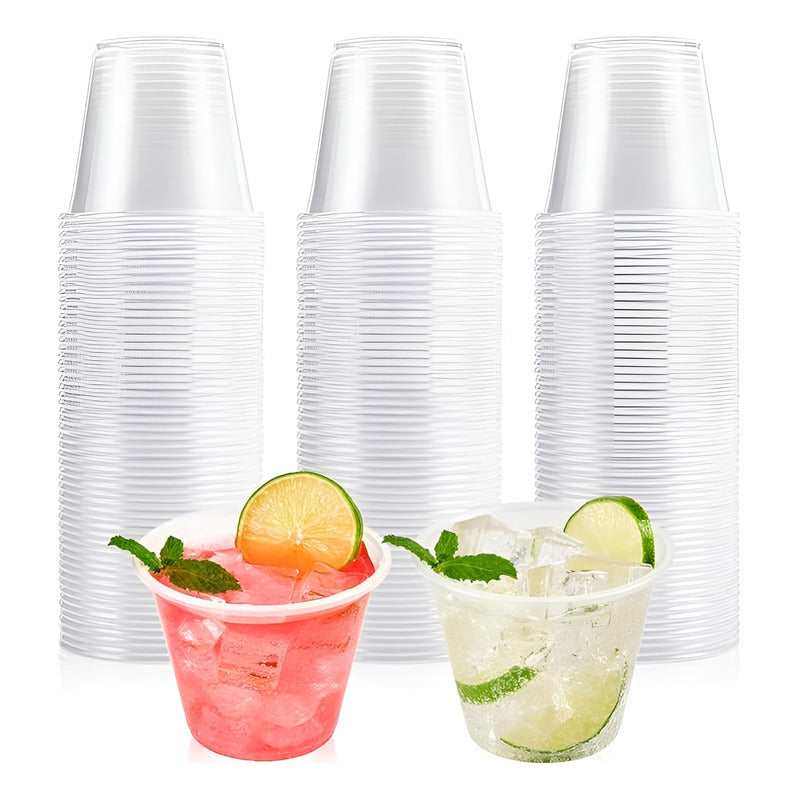 300 Vasos Plasticos Vaso Pequeño Vasos Desechables 148ml 5oz Transparente
