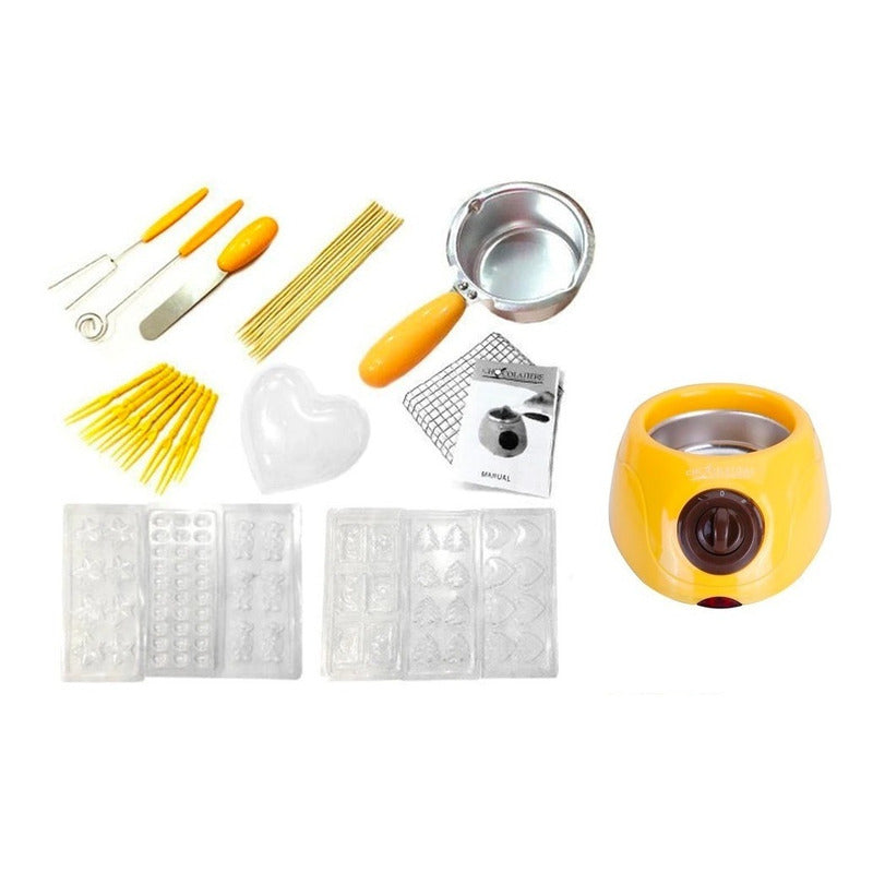 Maquina Para Derretir Chocolate Fondue Chocolat Chocolatera  Amarillo