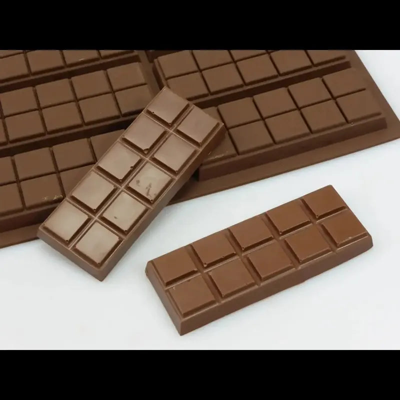 Moldes De Chocolate Moldes Barra De Chocolate Silicona 6066 Bordó