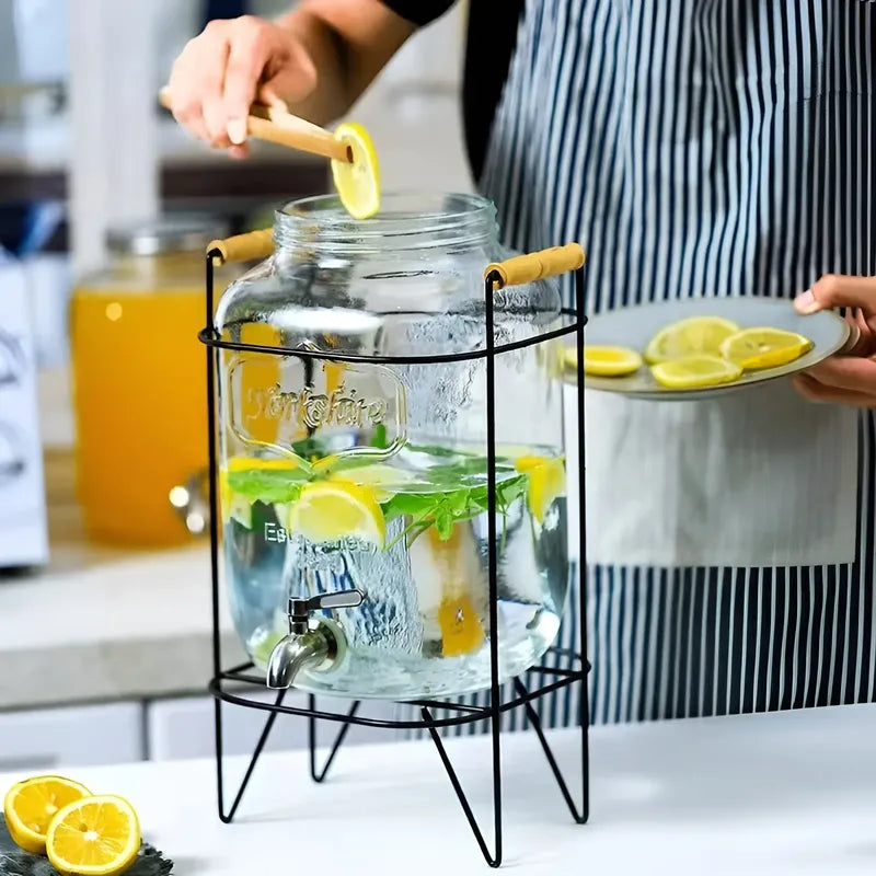 Dispensadores De Bebidas Dispensador De Jugos Con Atril 5l Transparente