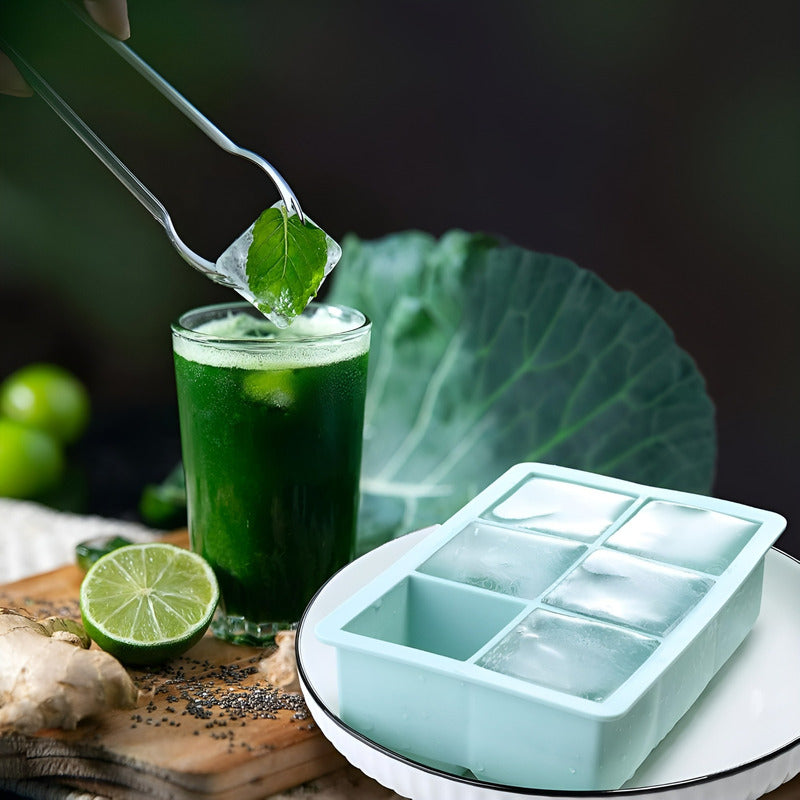 Pack X4 Cubetas De Hielo Cubetera Hielo Cubetas C/tapa 6cav Surtido