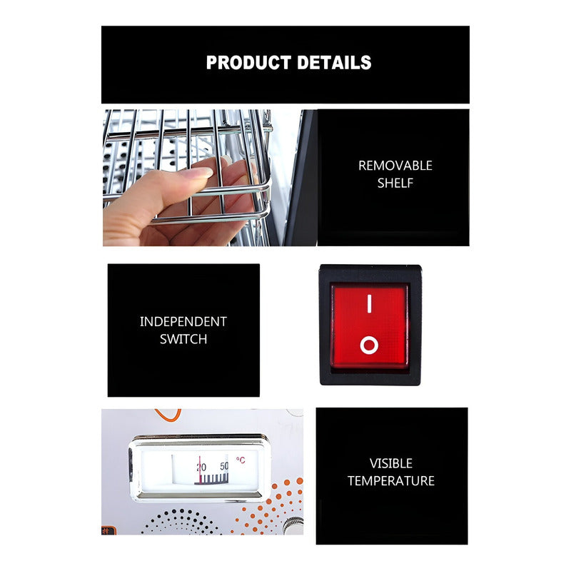 Mantenedores De Fritura Vitrina Caliente Mantenedora 3 Nivel Vitrina Caliente 3 Niveles