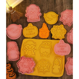8 Moldes Para Galletas Cortadores De Galletas De Halloween