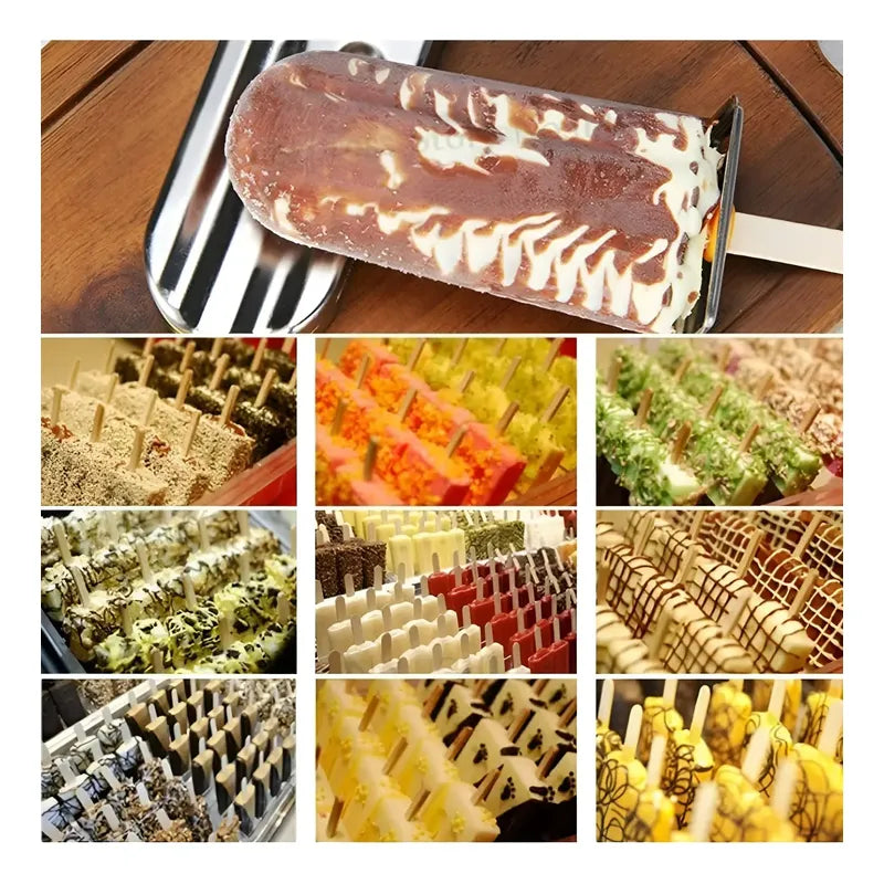 Molde Helados Moldes Reposteria Moldes De Aluminio 20cav Plateado / Molde Helado Aluminio 20cav