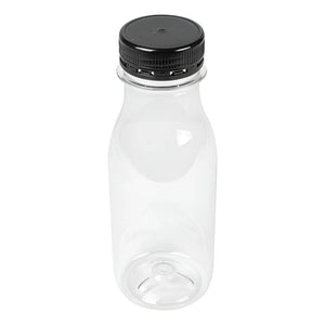 X24 Botellas Plasticas Transparentes Botella Con Tapa 300ml Transparente