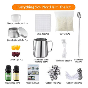 Kit Para Hacer Velas Moldes Para Velas Insumos Velas 153pzs