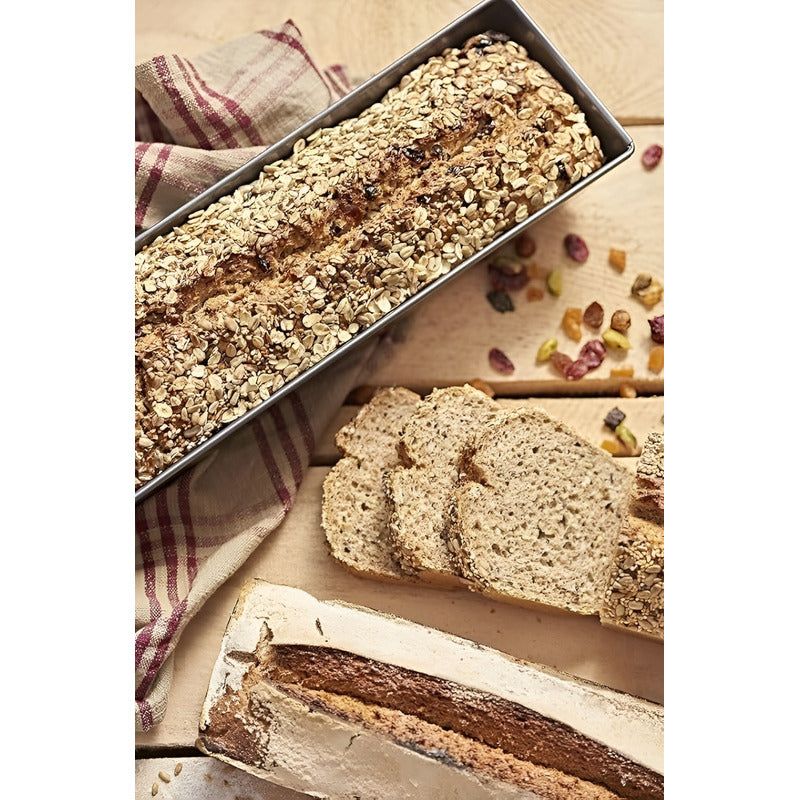 Molde Pan Moldes Para Pan De Moldes Rectangular Queques 35cm Gris