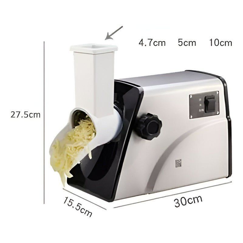 Rallador Queso Rallador Giratorio Rallador De Queso 300w Gris / Rallador De Queso 300w