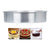 Moldes De Aluminio Para Tortas Molde Queque Molde Torta 30cm Plateado