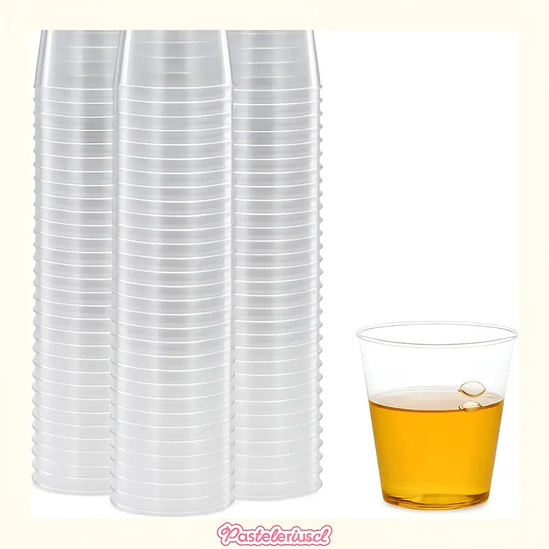 25 Vasos Acrilicos Postres Vasos Plasticos Vasos Postre 3oz/50ml Vasos De Chupito Pequeños Ideales Para Fiestas Vaso De Plástico Multiusos Mini Vasos De Plástico Transparente Para Postre Pasteleriuscl