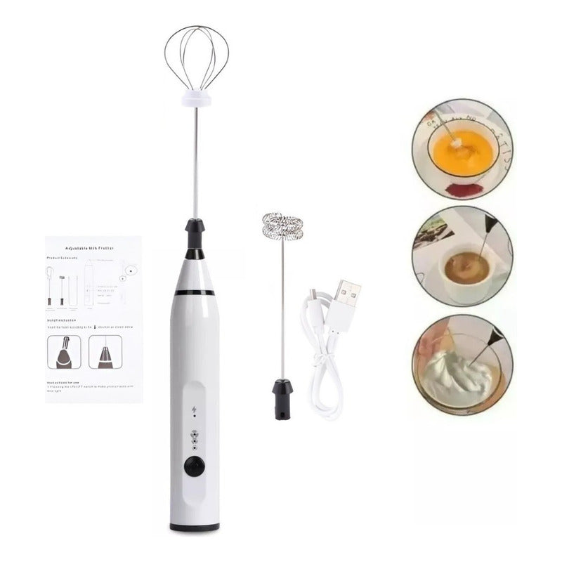Batidora Electrica Mini Batidor Espumador De Leche Batidoras