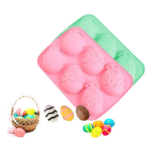 Pack X2 Moldes Chocolate Silicona Molde Huevo Pascua Conej