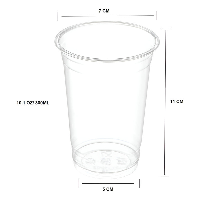 50 Vasos Desechables Vasos Plasticos Vaso Transparente 10oz