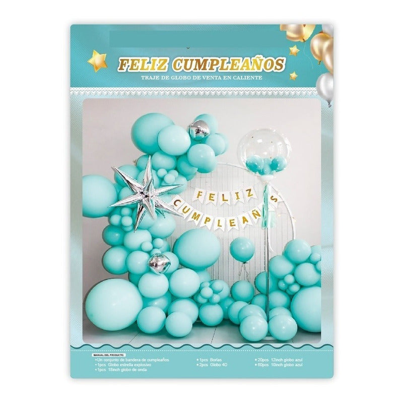 Pack 86 Globos Cumpleaños Globos Feliz Cumpleaños Globo 1474 Pack X86 Globos 1474