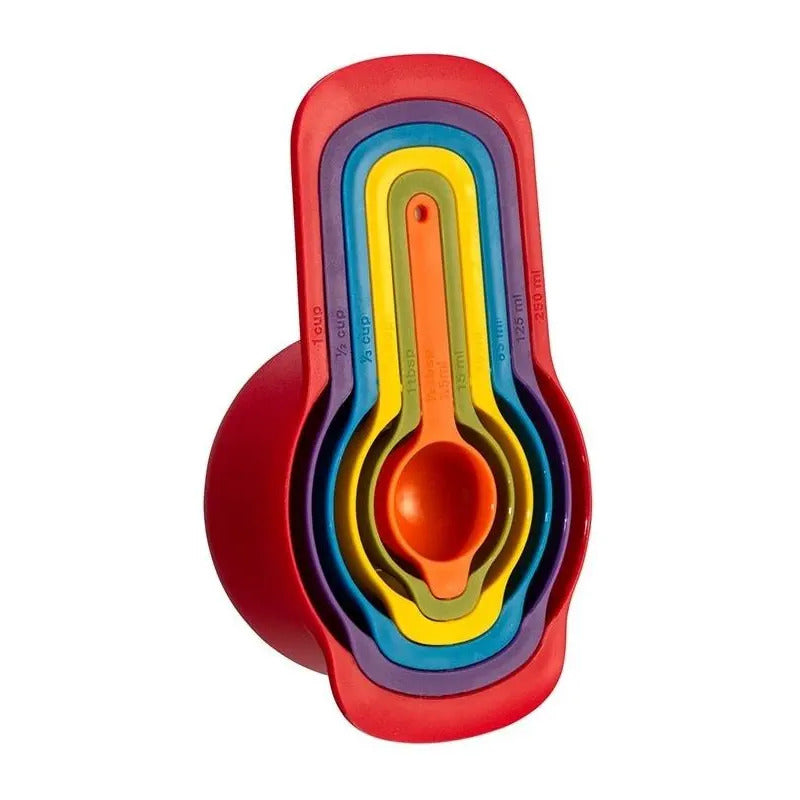 Cucharas Medidoras Bono Home Plástico Colorido Cocina Repostería 6 Unidades