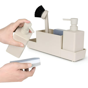 Porta Esponja Y Lavaloza Para Tu Cocina Escurridor Esponja Beige