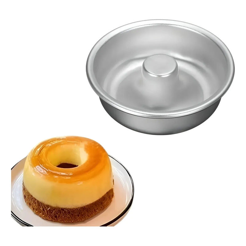 Molde Torta Molde Queque Redondo Molde Aluminio Flanera 30cm Moldes De Anillo Para Pastel Molde Hueco Para Pasteles De... Plateado