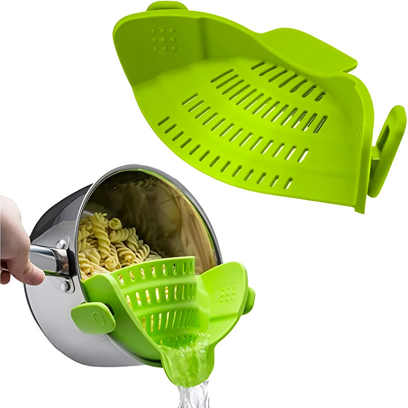 Colador Pasta Colador Escurridor Colador Plegable Silicona Multicolor / Colador Pasta Plegable