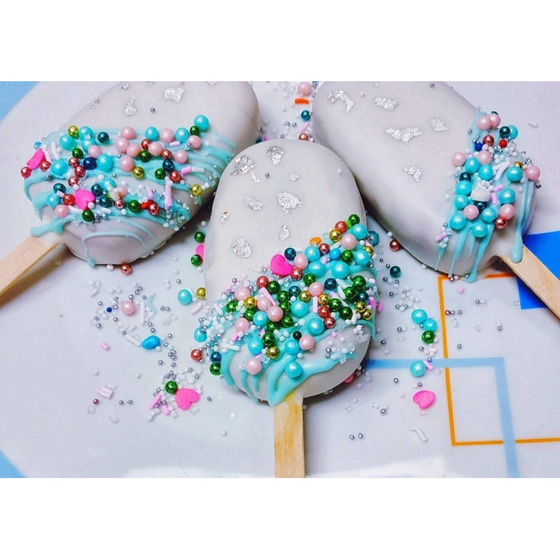 Pack X2 Moldes De Helado Molde Para Helado Molde Helados 417 Blanco