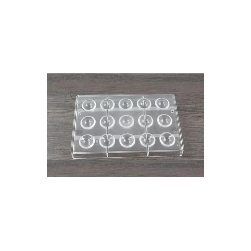 Moldes Chocolate Molde De Chocolate Policarbonato 15circulos Transparente
