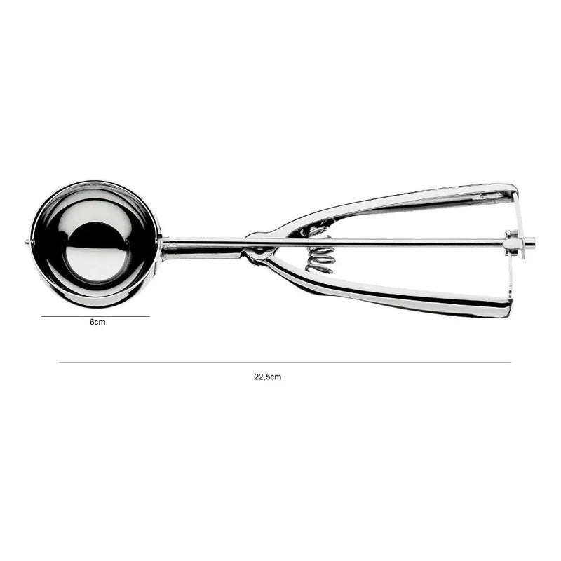 Cuchara Para Helado Bola Ibili Inox Acero Inoxidable 6 Cm Gris